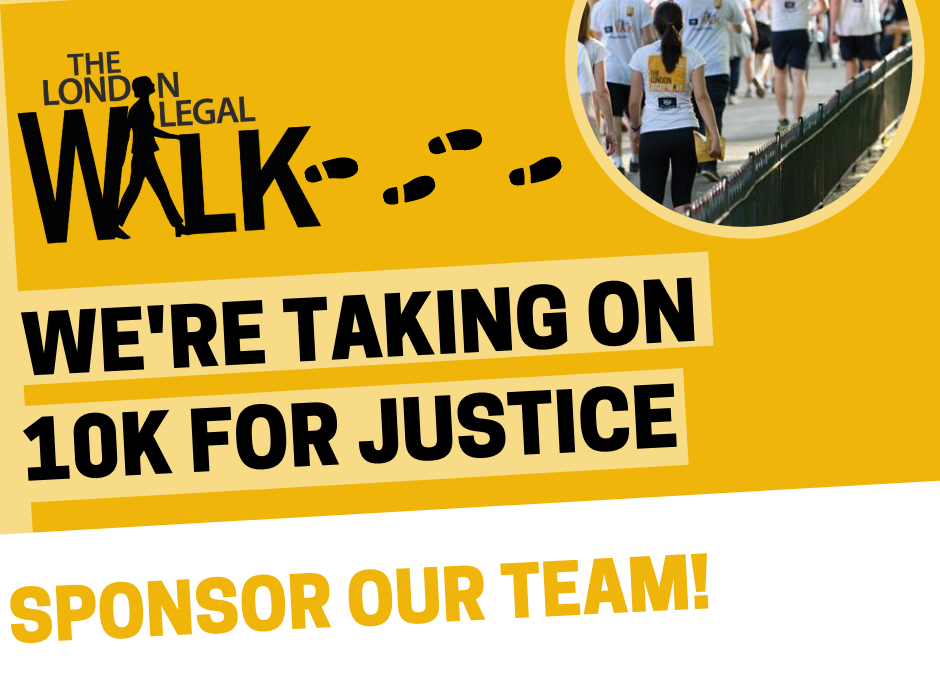 The ICSR Team Are Taking On The London Legal Support Trust 10k Walk