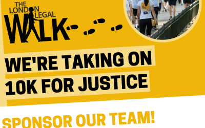 The ICSR Team Are Taking On The London Legal Support Trust 10k Walk 2022