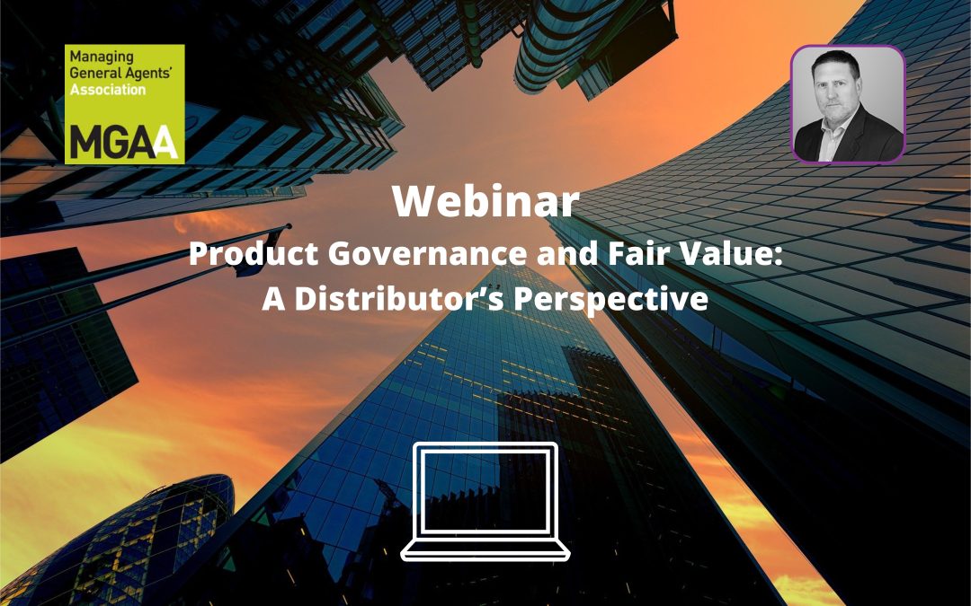 Webinar Product Governance and Fair Value – A Distributor’s Perspective